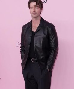 Patrick Schwarzenegger Leather Jacket