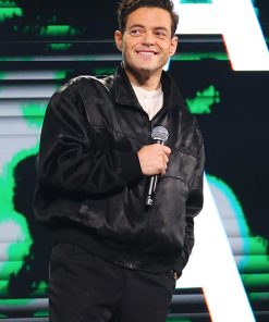 Rami Malek Satin Jacket