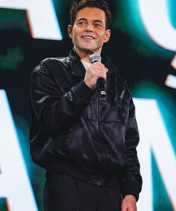 Rami Malek Satin Jacket