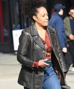 Rosalind Eleazar Leather Blazer