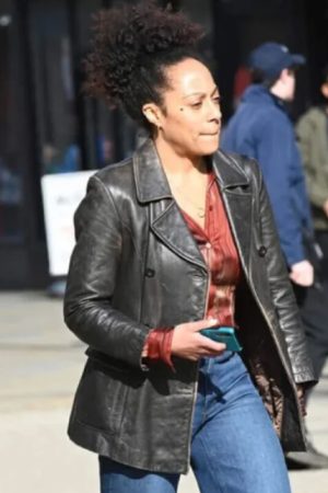 Rosalind Eleazar Leather Blazer