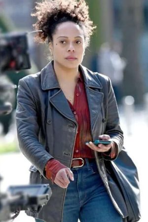 Rosalind Eleazar Leather Blazer