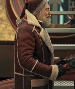 J.K. Simmons Leather Coat