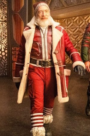 J.K. Simmons Leather Coat