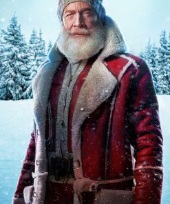 J.K. Simmons Leather Coat