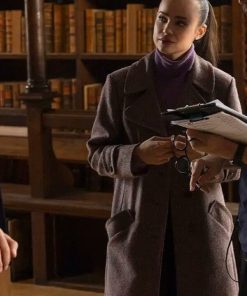 Sofia Carson Wool Coat