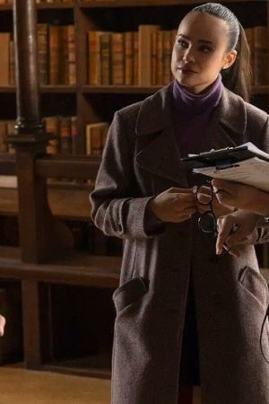 Sofia Carson Wool Coat