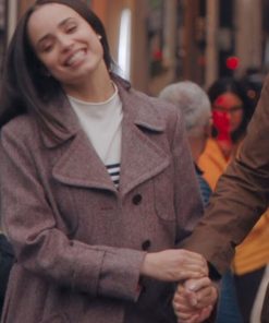 Sofia Carson Wool Coat