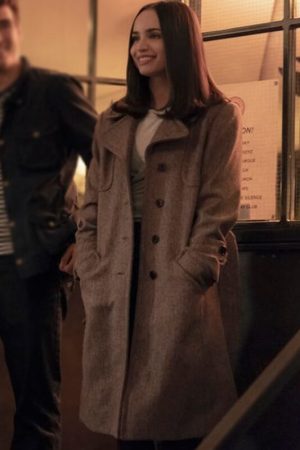 Sofia Carson Wool Coat