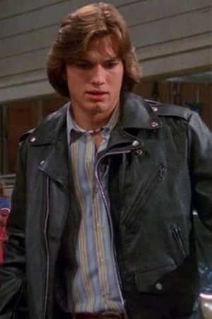 Ashton Kutcher Biker Jacket