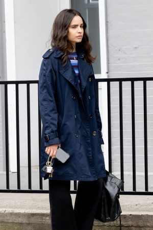 Sofia Carson Cotton Coat