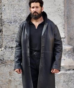Jon Bernthal Leather Coat