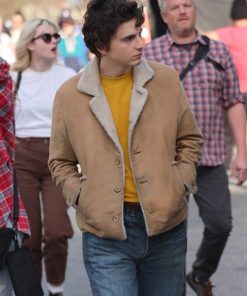 Timothée Chalamet Shearling Jacket