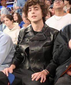 Timothée Chalamet Black Jacket
