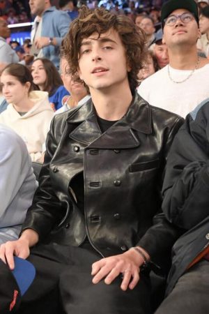 Timothée Chalamet Black Jacket