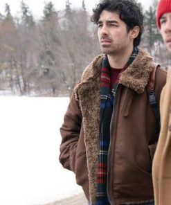 Joe Jonas Shearling Jacket