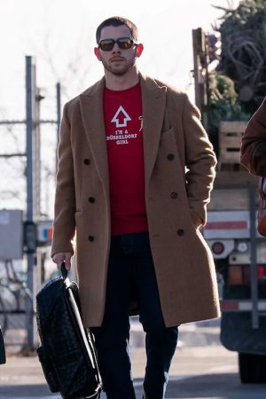Nick Jonas Wool Coat
