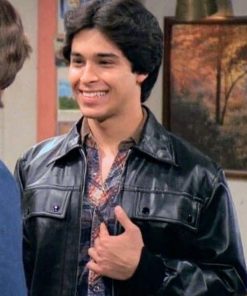 Fez Black Leather Jacket