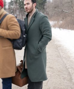Kevin Jonas Green Coat