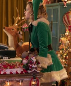 Emilia Clarke Velvet Coat