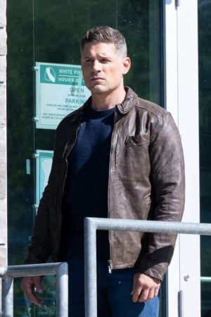 Matt Lauria Brown Jacket