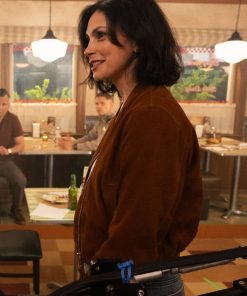 Morena Baccarin Suede Jacket