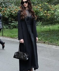 Anne Hathaway Black Coat