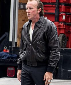 AI Davis Black Leather Jacket