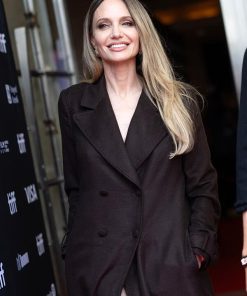 Angelina Jolie Wool Coat