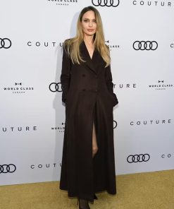 Angelina Jolie Wool Coat