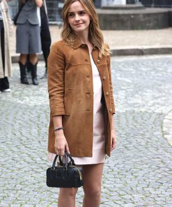 Emma Watson Suede Coat
