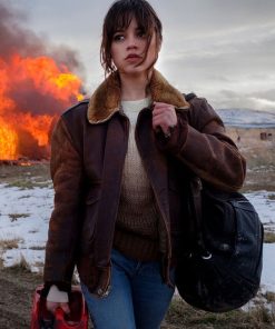 Jenna Ortega Leather Jacket