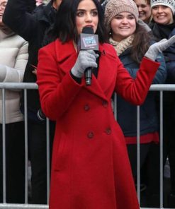 Lucy Hale Wool Coat