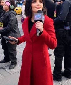 Lucy Hale Wool Coat