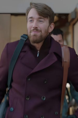 Chandler Massey Maroon Peacoat