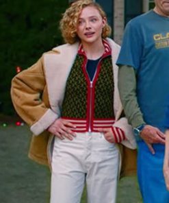 Chloe Grace Moretz Shearling Coat