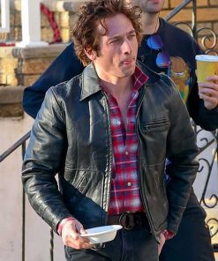 Jeremy Allen White Leather Jacket