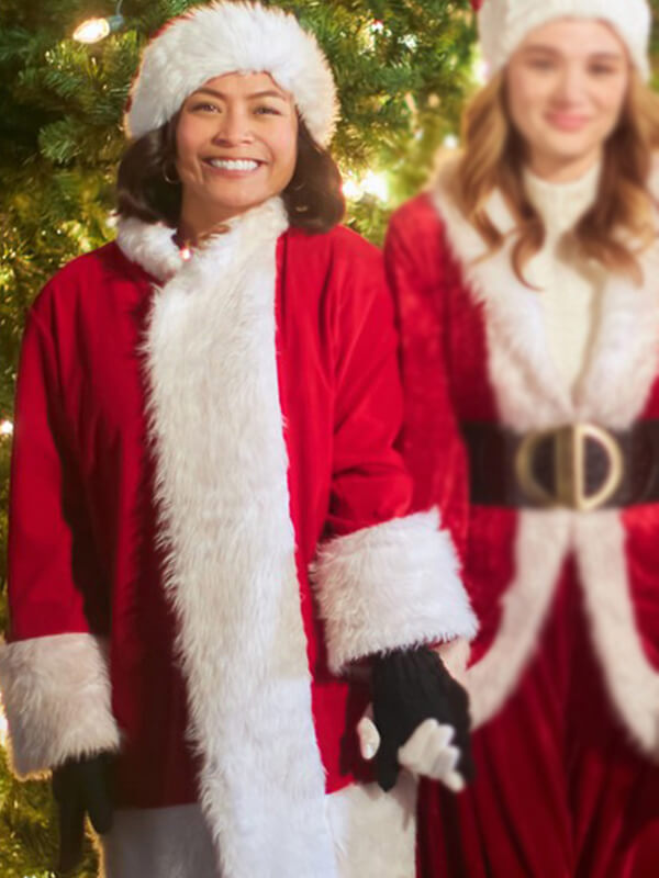 Stephanie Sy Velvet Santa Coat