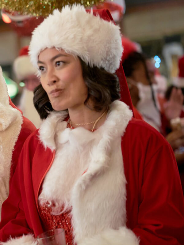 Stephanie Sy Velvet Santa Coat