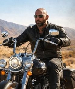 Dave Bautista Leather Jacket