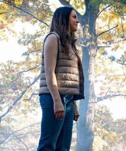 Elizabeth Gillies Puffer Vest
