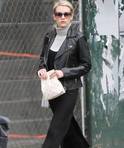 Emma Roberts Biker Jacket