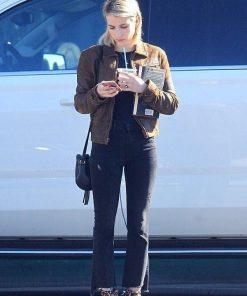 Emma Roberts Leather Jacket
