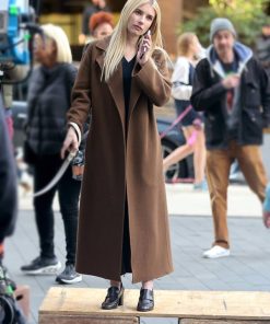 Emma Roberts Wool Coat