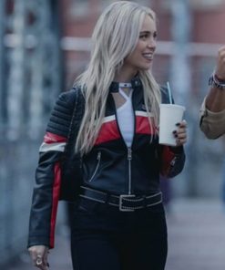 Desiree Popper Biker Jacket