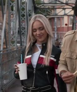 Desiree Popper Biker Jacket