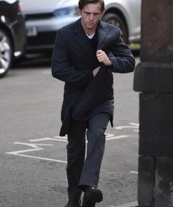 Jamie Bell Wool Coat