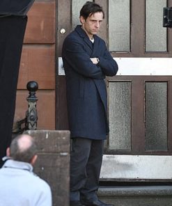 Jamie Bell Wool Coat