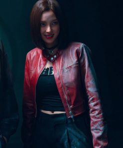 Kang Han-na Leather Jacket