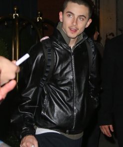 Timothée Chalamet Black Jacket